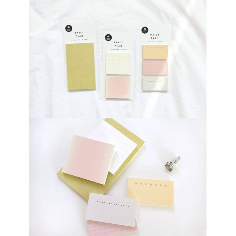 Suatelier Daily Plan.63 Sticky Notes — angle view