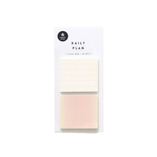 Suatelier Daily Plan.63 Sticky Notes — front view