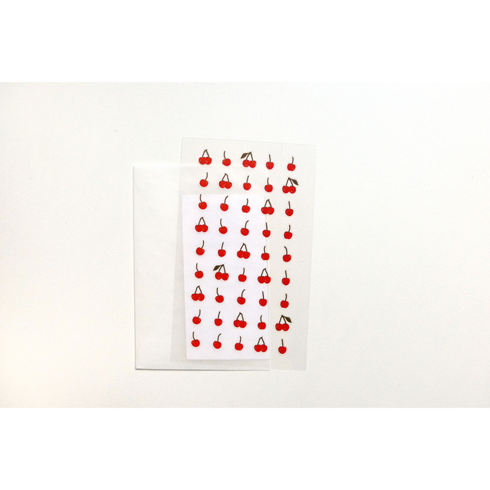 Suatelier Mini Series Sticker — Deco.23 (Cherries) — sticker detail