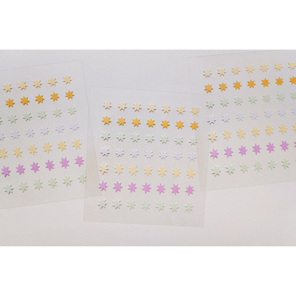 Suatelier Plain Deco Sticker — Plain.81 — applied in a journal