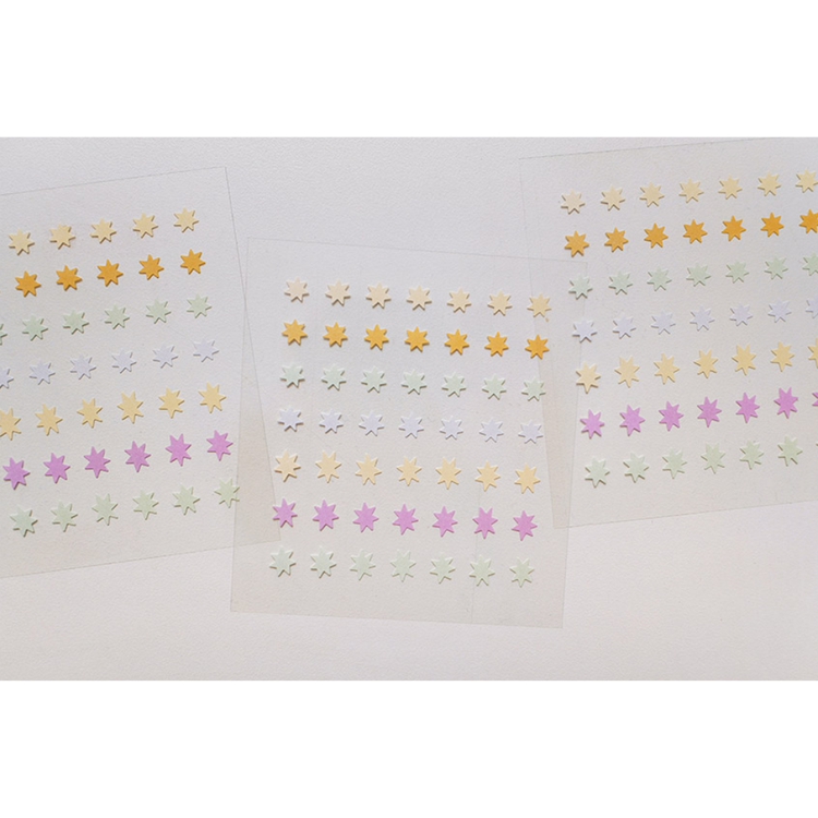 Suatelier Plain Deco Sticker — Plain.81 — applied in a journal