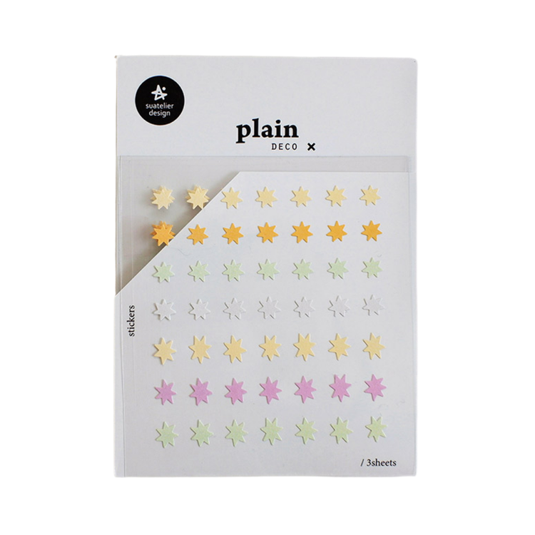 Suatelier Plain Deco Sticker — Plain.81 — sheet front