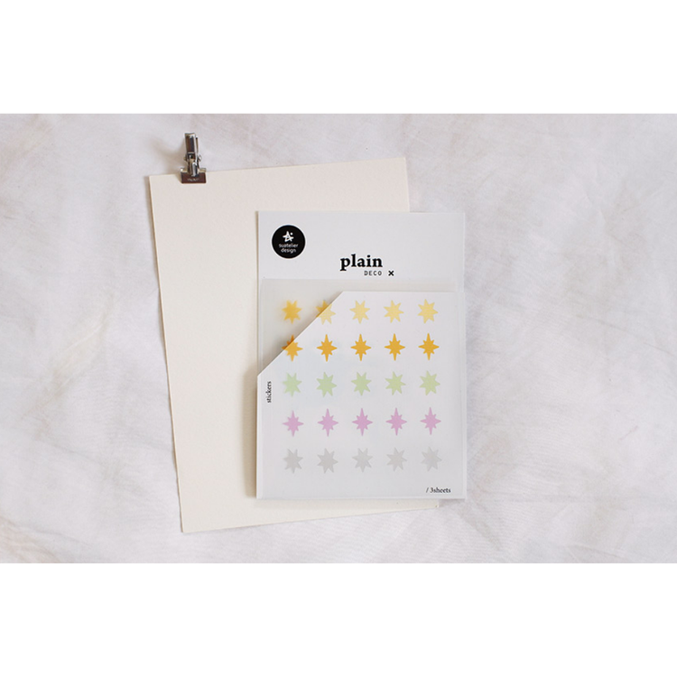 Suatelier Plain Deco Sticker — Plain.82 — sticker detail