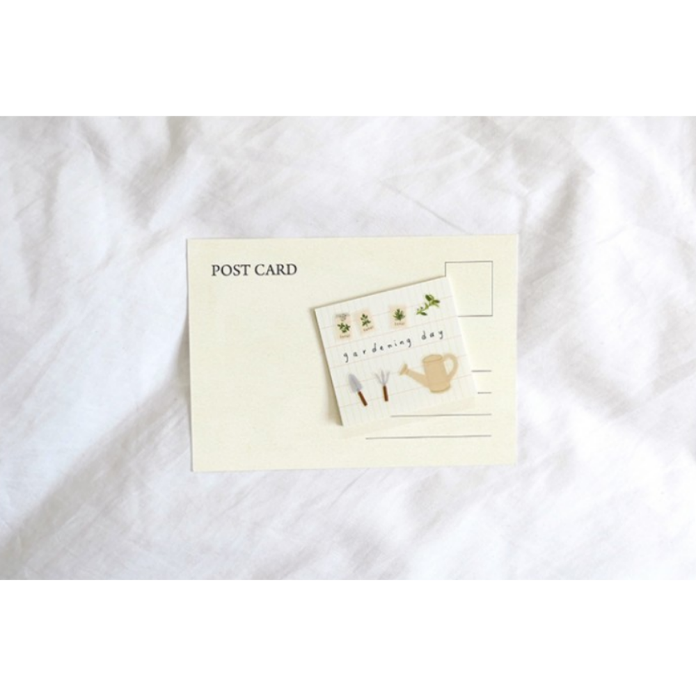 Suatelier Daily Deco Sticker — Little Plant Shop — flat lay