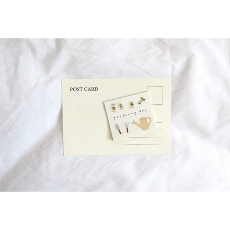 Suatelier Daily Deco Sticker — Little Plant Shop — flat lay