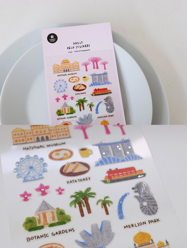 Suatelier Trip to Singapore Sticker