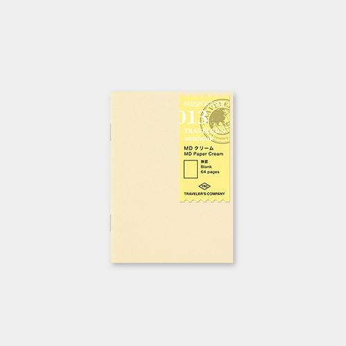 Traveler's Notebook Refill 013 (Passport Size) — MD Paper Cream — front view