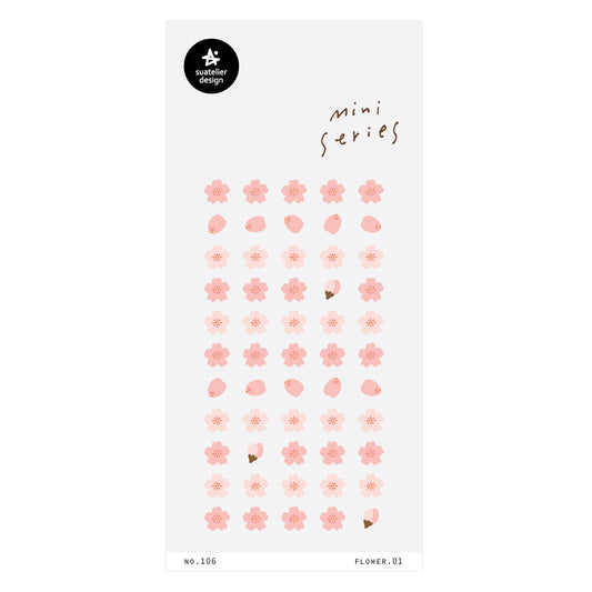 Suatelier Sticker — Flower.01 — sheet front