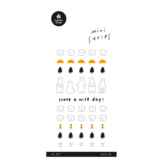 Suatelier Sticker — Deco.02 — sheet front