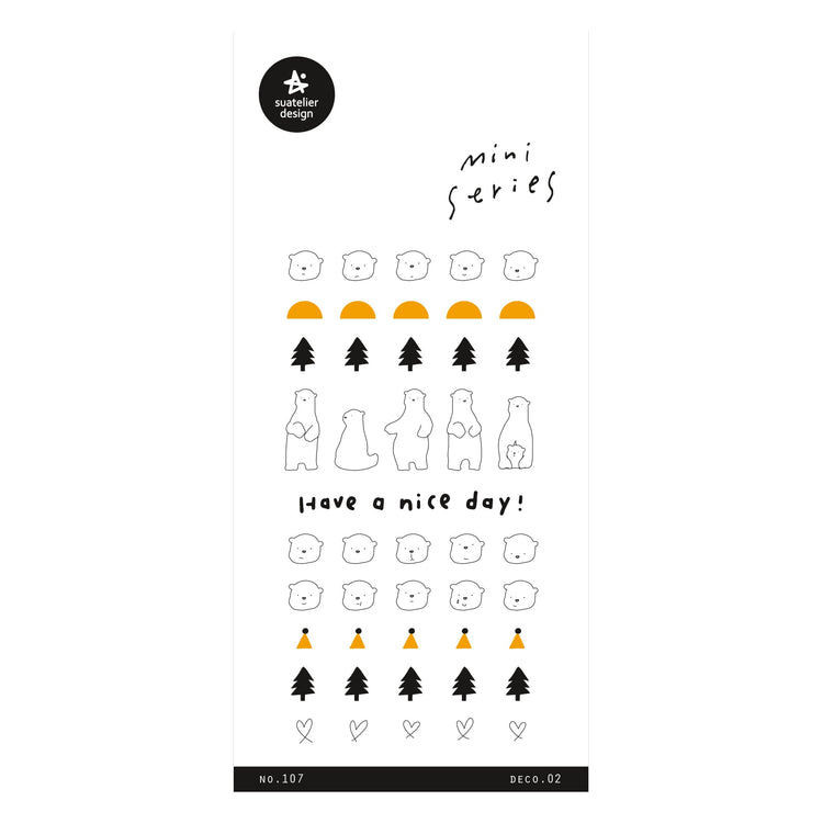 Suatelier Sticker — Deco.02 — sheet front