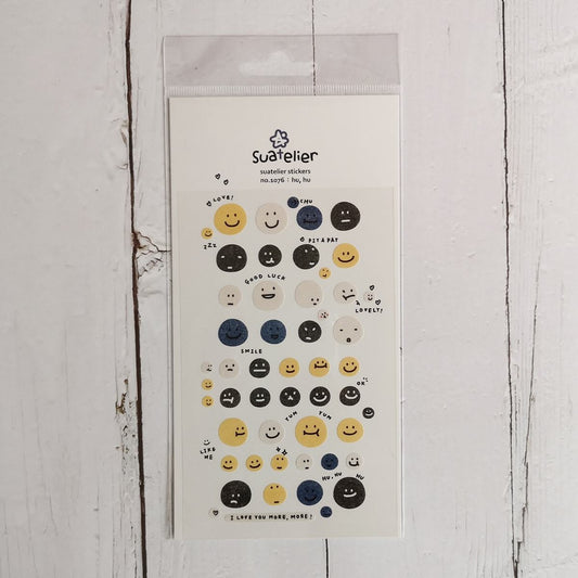 Suatelier Sticker — Hu Hu — sheet front