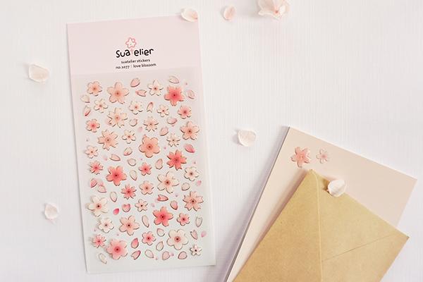 Suatelier Love Blossom sticker (1077) | Washi Wednesday