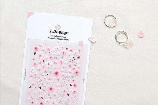 Suatelier Sticker — Deco Blossom — sheet front