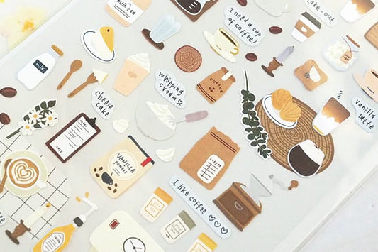 Suatelier Sticker — I Like Coffee — sticker detail