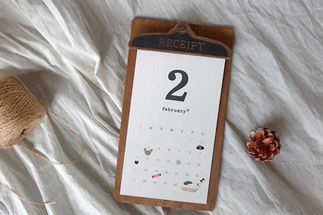 Suatelier Sticker — Meow — applied in a journal