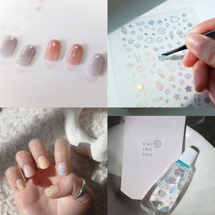 Suatelier Sticker — Deco Glitter — applied in a journal