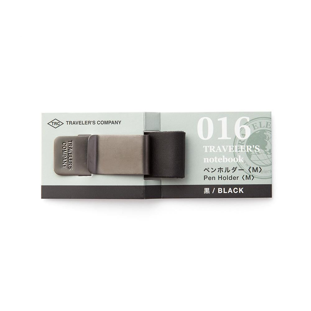 Traveler's Notebook Refill 016 Pen Holder <M> Black — size reference
