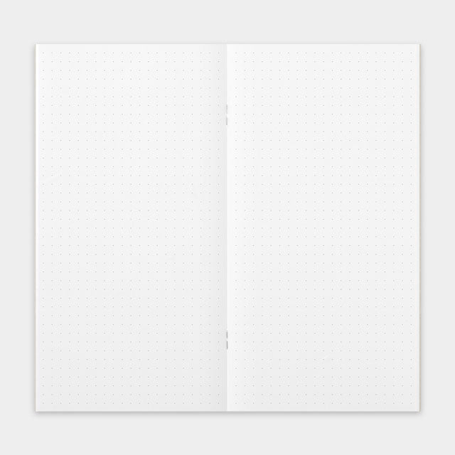 Traveler's Notebook Refill 026 (Regular Size) — Dot Grid — size reference