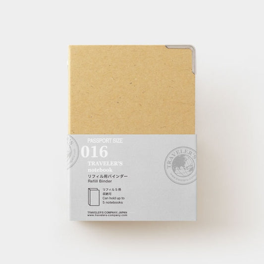 Traveler's Notebook Refill 016 (Passport Size) — Refill Binder — front view