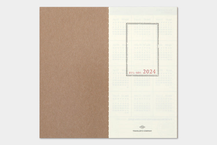 TRAVELER'S notebook Refill - 2024 Weekly - Vertical