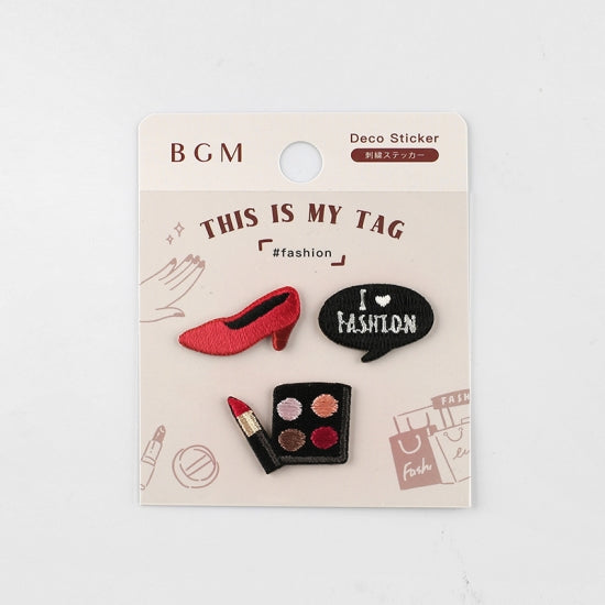 BGM Embroidery Sticker Fashion