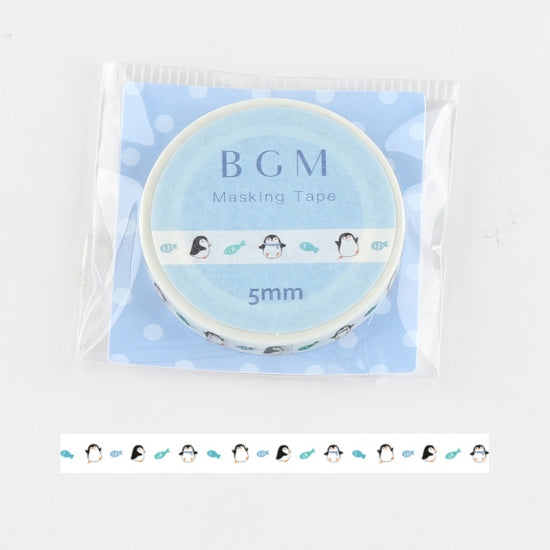 BGM Penguin And Fish Washi Tape