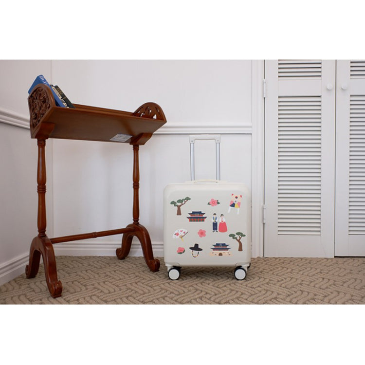 Suatelier Travel Luggage Sticker Pack — Welcome To Korea — close-up