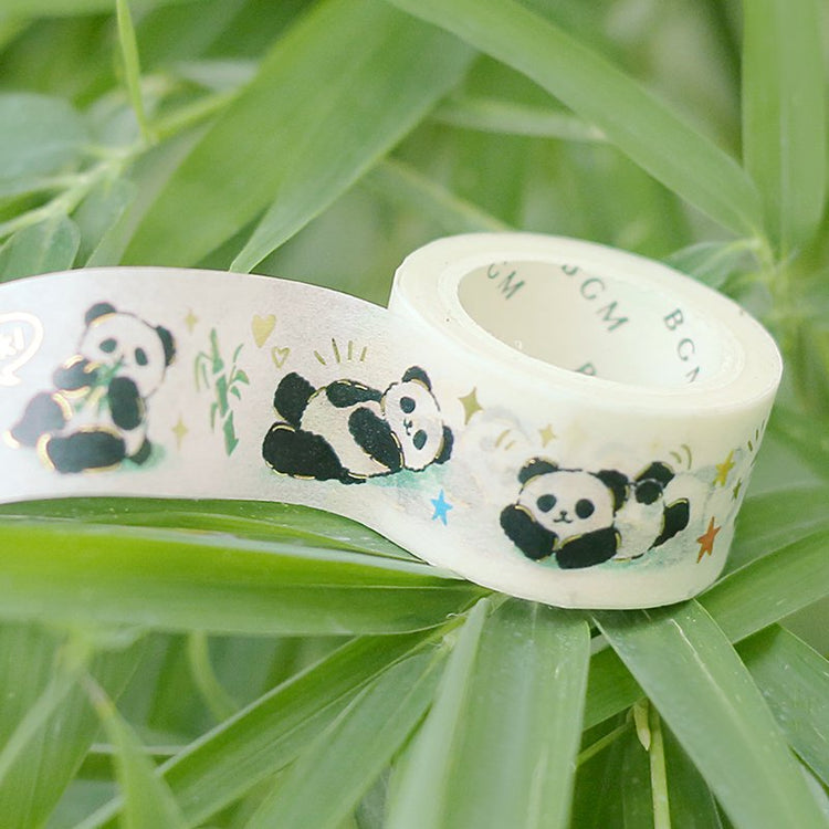 BGM Panda And Bamboo Washi Tape