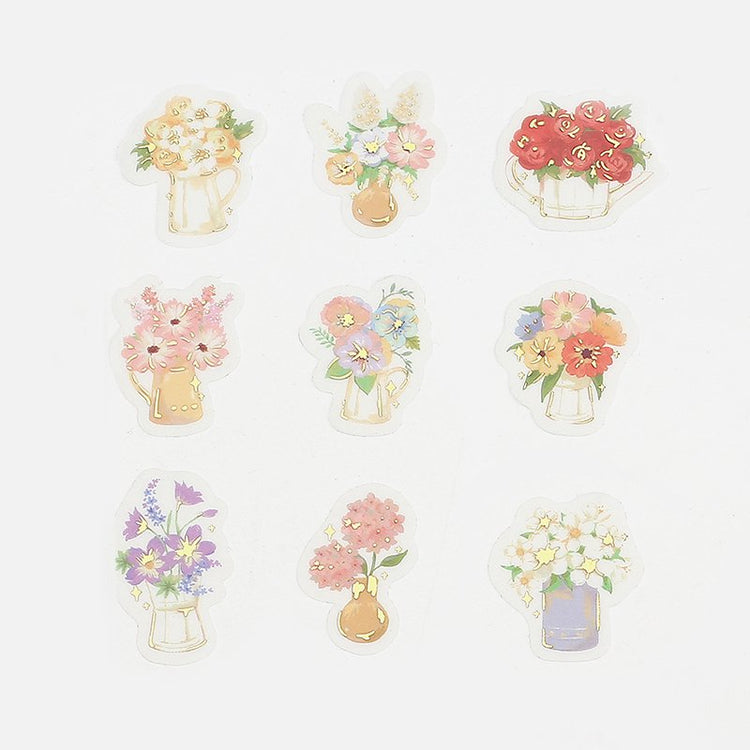 BGM Flowers And Vases Flakes Seal