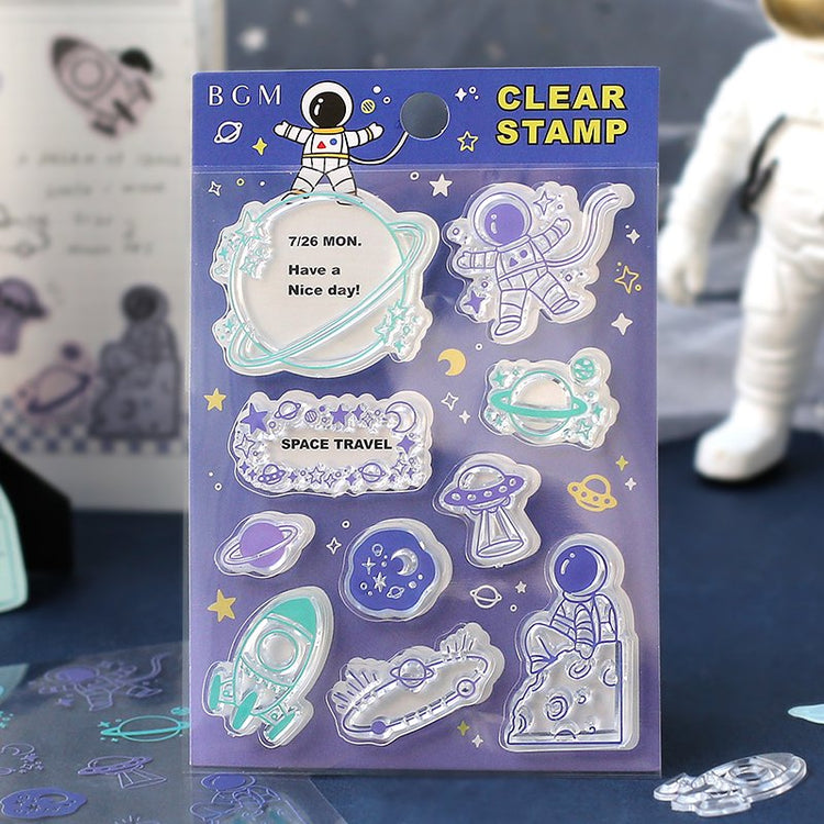 BGM Space Flight Clear Stamp