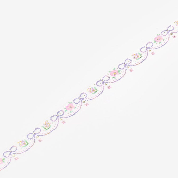 BGM Embroidery / Purple Washi Tape