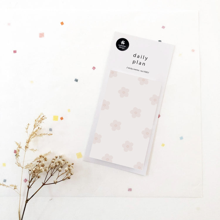 Suatelier Sticky Memo Daily Plan.22 — front view
