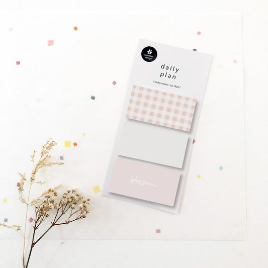 Suatelier Sticky Memo Daily Plan.23 — front view