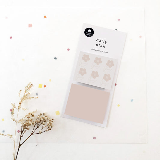 Suatelier Sticky Memo Daily Plan.25 — front view