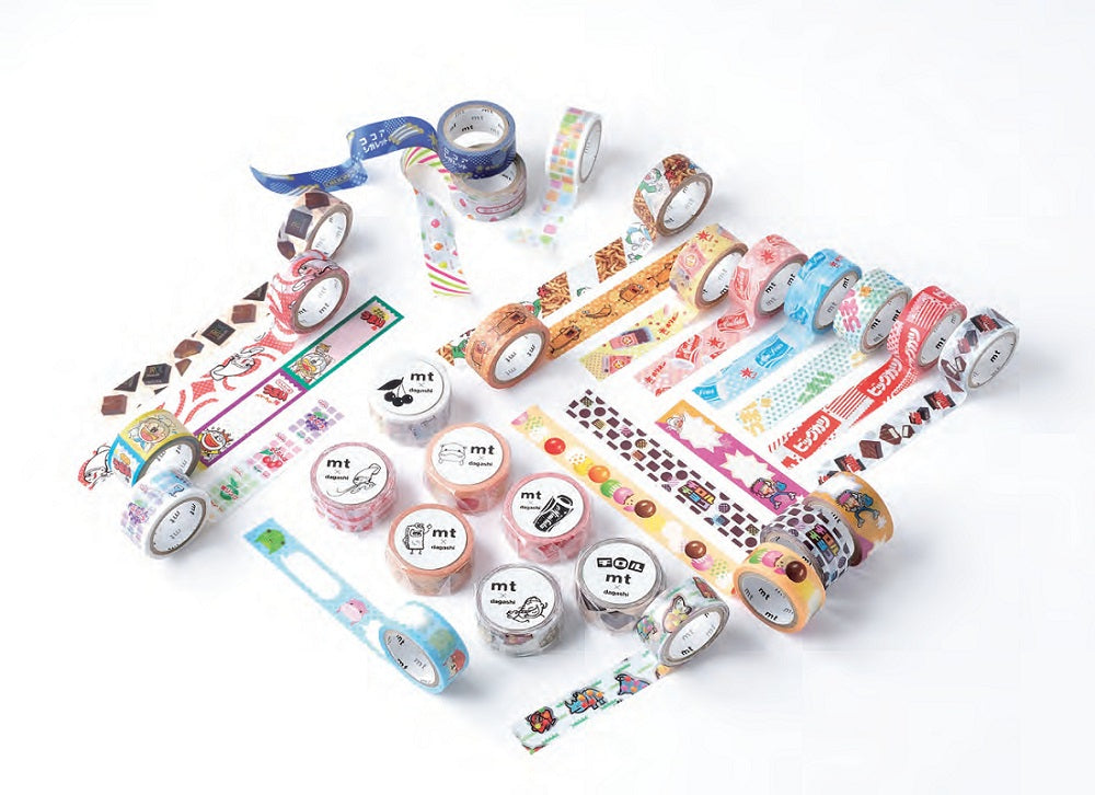 mt x Dagashi Washi Tape — Ume Mints — with packaging