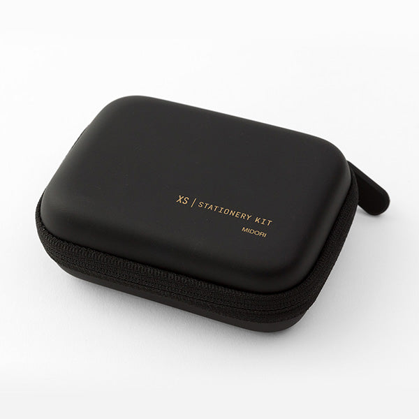 Midori XS Stationery Kit — Black — with packaging