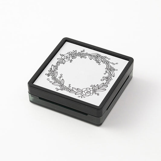 Midori Pre-inked Paintable Stamp — Lease — stamped impression