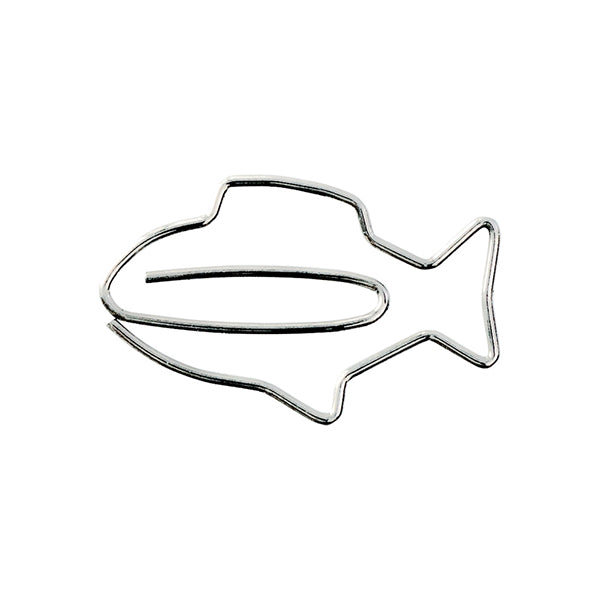 Midori D-Clips Nano — Fish — in use on paper