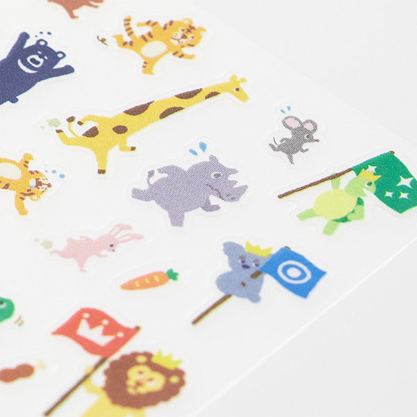 Midori Achievement Sticker — Animal — applied in a journal
