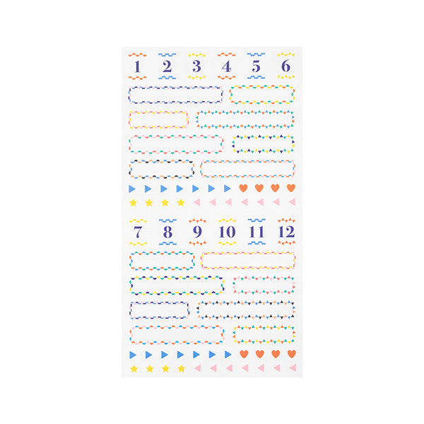 Midori Title Sticker — Color — sticker detail