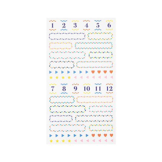 Midori Title Sticker — Color — sticker detail