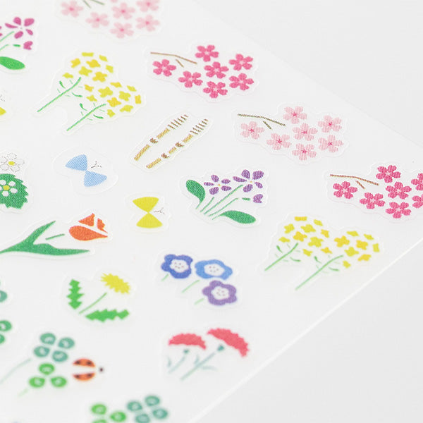 Midori Season Sticker — Plant — applied in a journal