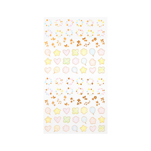 Midori Date Sticker — Twinkling Pastel — sticker detail