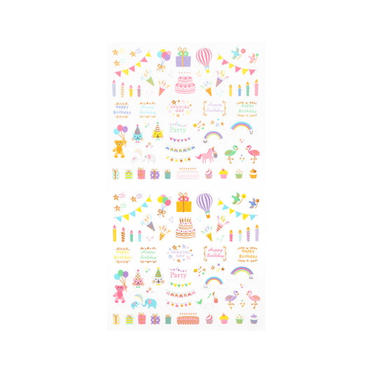 Midori Sticker — Anniversary & Birthday — sticker detail