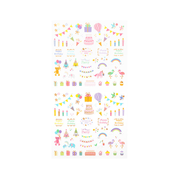 Midori Sticker — Anniversary & Birthday — sticker detail