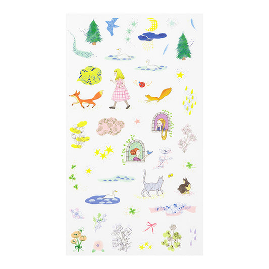 Midori Transfer Sticker — Storybook Motifs — sheet front