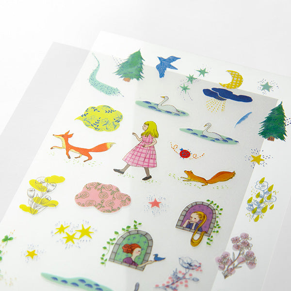 Midori Transfer Sticker — Storybook Motifs — sticker detail
