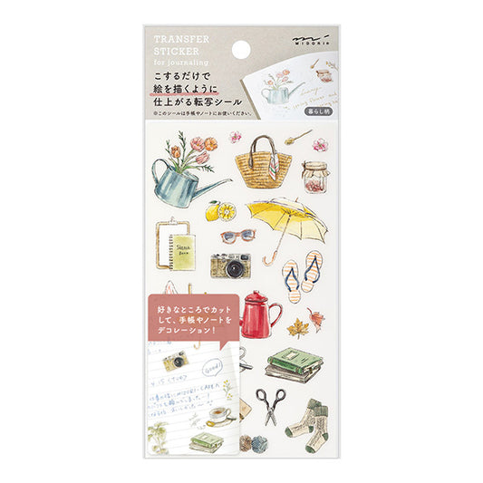 Midori Transfer Sticker — Tools for Living — sheet front