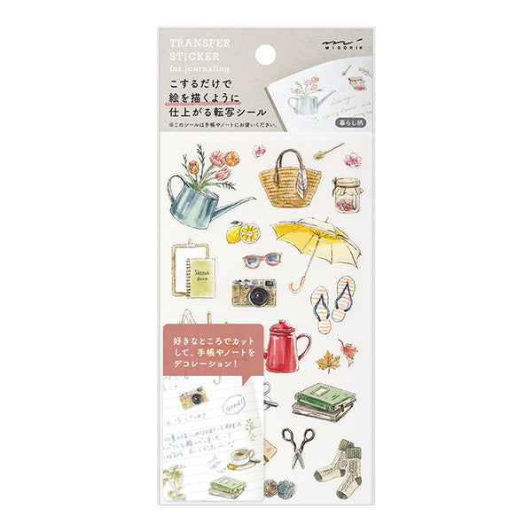 Midori Transfer Sticker — Tools for Living — sheet front