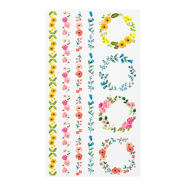 Midori Transfer Sticker — Wreaths — sticker detail